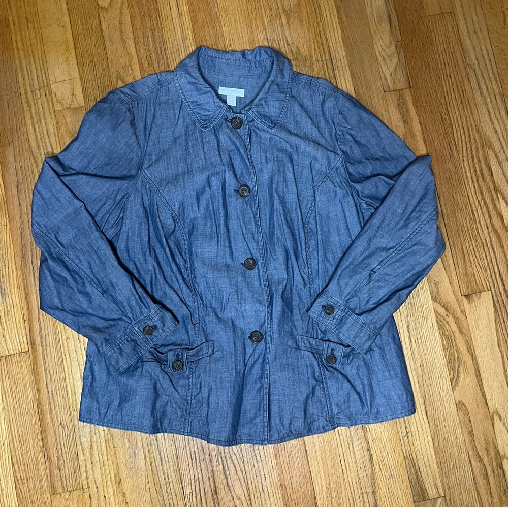 Charter Club Denim Blazer